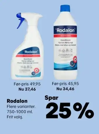 Kvickly Rodalon rengøring - øvrige tilbud