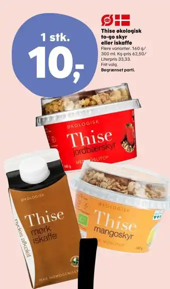 SuperBrugsen Thise skyr mango med müslitop tilbud