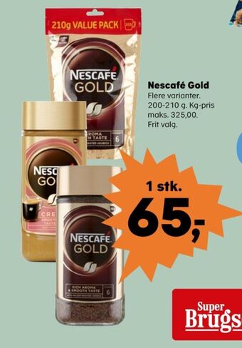 SuperBrugsen Gold instant kaffe tilbud
