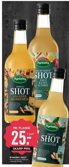 MENY Rynkeby ingefærshot gurkemeje tilbud