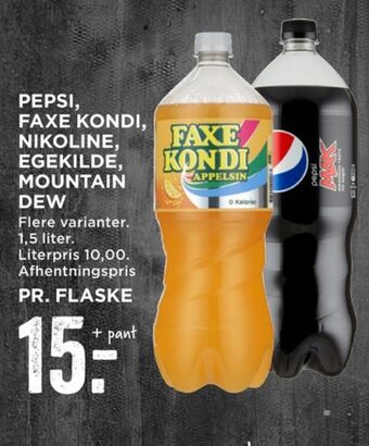 MENY Pepsi max cola tilbud