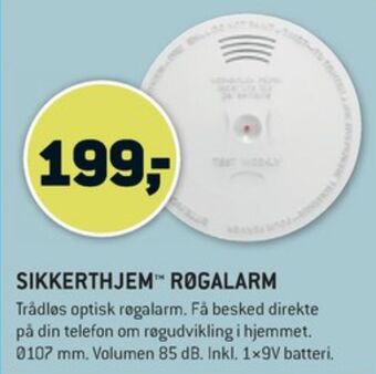 Sikkerthjem røgalarm