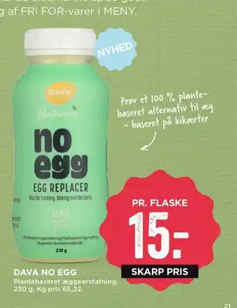 No egg æggeerstatningsmiddel