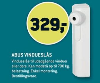 XL-BYG Abus vindueslås tilbud