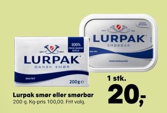 Lurpak smør