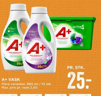 MENY A+ vaskemiddel-flydende tilbud