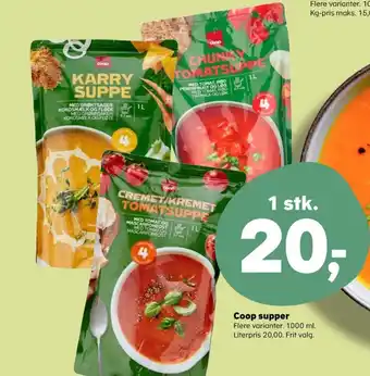 SuperBrugsen Coop karrysuppe tilbud