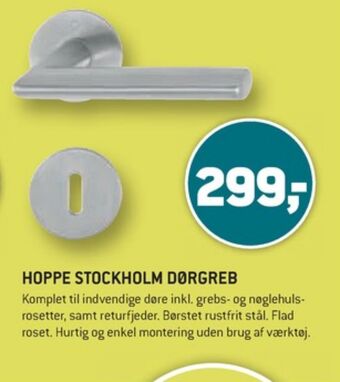 XL-BYG Hoppe dørgreb tilbud