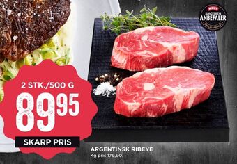 MENY Ukendt ribeye tilbud