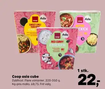 SuperBrugsen Asia red curry chicken tilbud