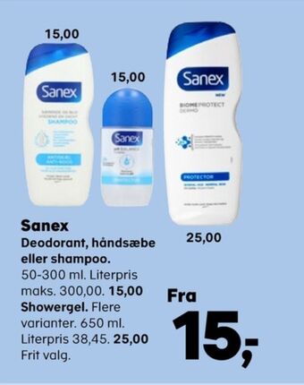 SuperBrugsen Sanex shampoo tilbud
