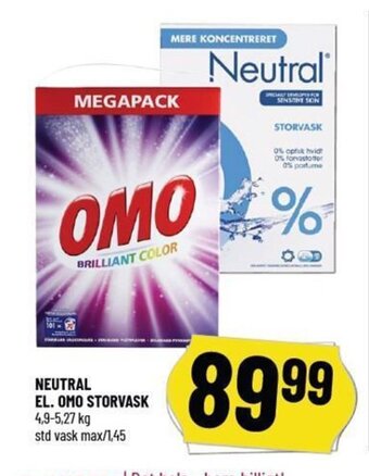 Løvbjerg Neutral El. Omo Storvask tilbud