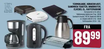 Løvbjerg Termokande, Køkkenv Ægt, Sandwich Toaster, Brødrister, Elkedel El. Kaffemaskine tilbud