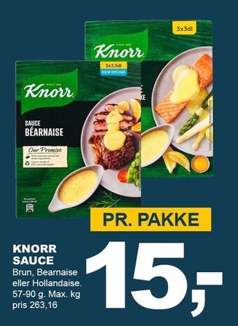 Let-Køb Knorr sauce tilbud
