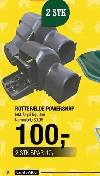 Land & Fritid Rottefælde powersnap tilbud