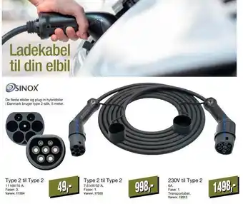 Harald Nyborg Ladekabel til din elbil tilbud