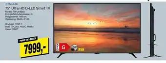 Harald Nyborg Finlux 75fuf8560 75 ultra hd d-led smart tv tilbud