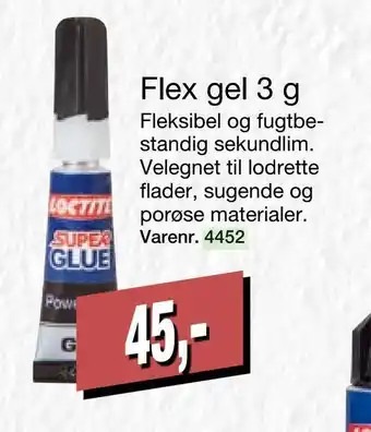 Harald Nyborg Flex gel 3 g tilbud