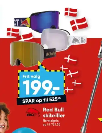 Red bull skibrille