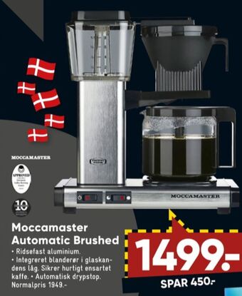 Bilka Moccamaster kaffemaskine tilbud