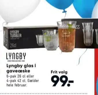 Lyngby glas glas