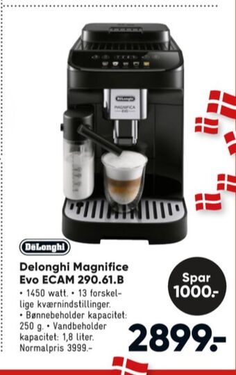 Bilka Delonghi espressomaskine tilbud
