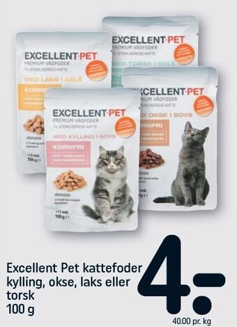 REMA 1000 Excellent pet kattefoder tilbud