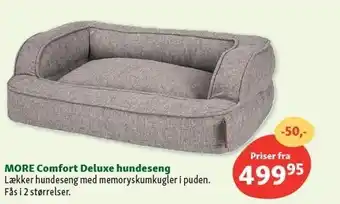 Maxi Zoo More comfort deluxe hundeseng tilbud