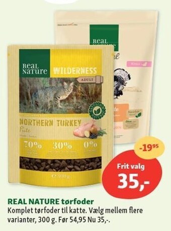 Maxi Zoo Real nature tørfoder tilbud