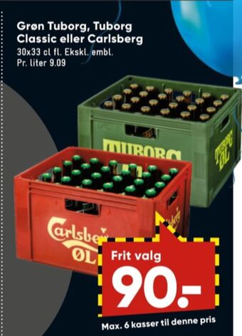 Bilka Grøn øl tilbud