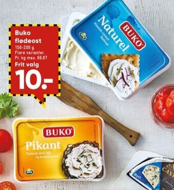 Bilka Buko flødeost pikant tilbud