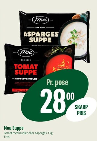 Min Købmand Mou aspargessuppe tilbud