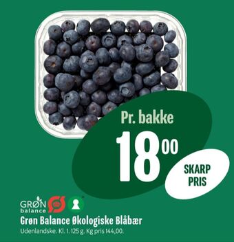Min Købmand Grøn balance blåbær tilbud