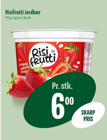 Min Købmand Risifrutti risdessert jordbær tilbud