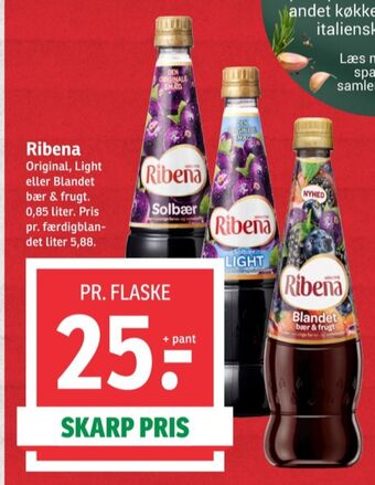 SPAR Ribena konc. frugtsaft tilbud