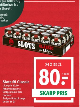 SPAR Classic øl tilbud