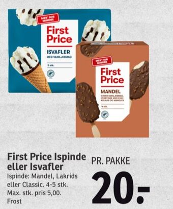 SPAR First price ispinde tilbud