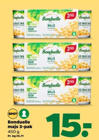 Bonduelle majs
