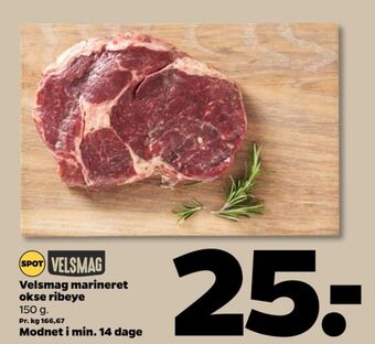 Netto Velsmag ribeye tilbud