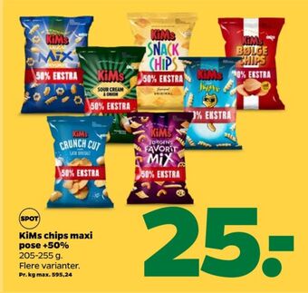 Netto Kims chips tilbud