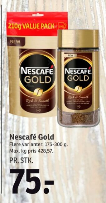 SPAR Gold instant kaffe tilbud