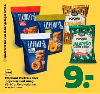 Netto Elephant snacks tilbud