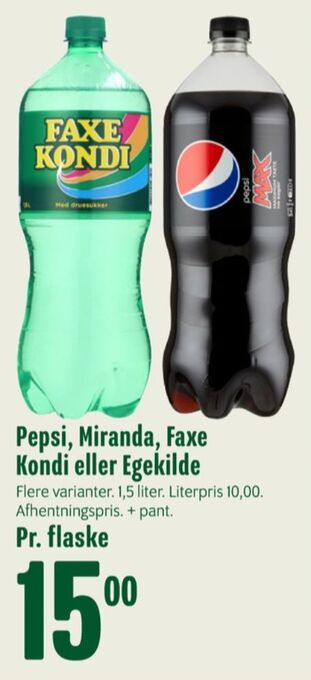 Min Købmand Faxe kondi sportssodavand tilbud