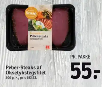 SPAR Danish crown oksesteaks tilbud