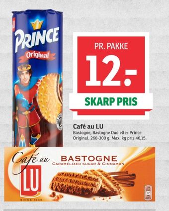 SPAR Lu bastogne kiks tilbud