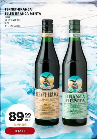 Scandinavian Park Fernet-branca eller branca menta tilbud