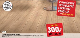 jem & fix Laminatgulv long island eg tilbud