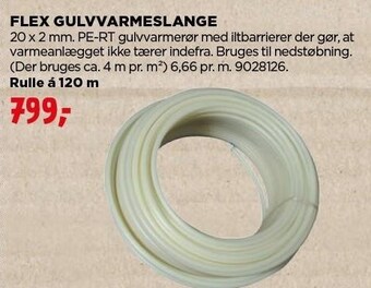 jem & fix Flex gulvvarmeslange tilbud
