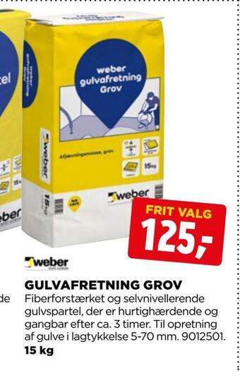 jem & fix Gulvafretning grov tilbud