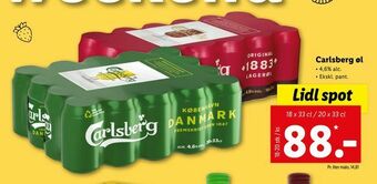 Let-Køb Carlsberg øl tilbud